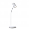 Lampe de bureau en blanc