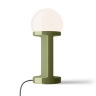 Lampe de table Art Dco en vert sauge