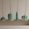 Lampe en cramique en quatre formes et deux couleurs mates