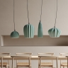 Lampe en cramique en quatre formes et deux couleurs mates