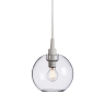 Lampe suspendue avec support blanc, D: 16cm