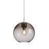 Lampe suspendue avec support blanc, D: 19cm