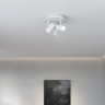 Spot de plafond rond  trois et cinq flammes