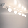  Rampe lumineuse sept ampoules avec finition chrome