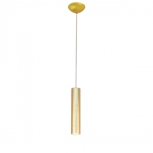 Lampe  suspendre en feuille d'or